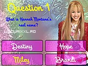 Trivia cu Hannah Montana